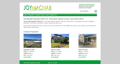 Desktop Screenshot of joymacnabproperties.co.za